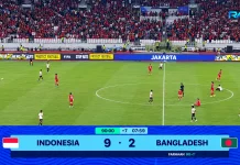 Mengamuk di GBK! Indonesia Libas Bangladesh 9-2, Mitch Baker Borong 5 Gol