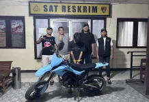 Jatanras Polres Landak Ciduk Pelaku Curanmor saat Tidur