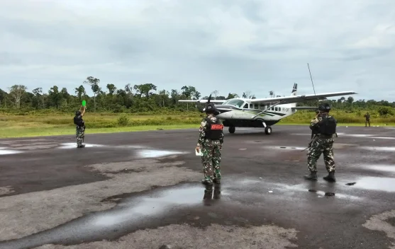 Satgas Korpasgat Kendalikan Bandara Korowai Pascainsiden