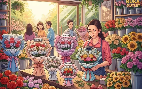 Usaha Buket Bunga Menjamur, Bisa Jadi Ide Jualan Kreatif Menjanjikan