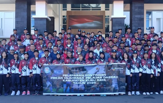 Kontingen Kubu Raya Targetkan Pertahankan Gelar Juara Umum POPDA Kalbar