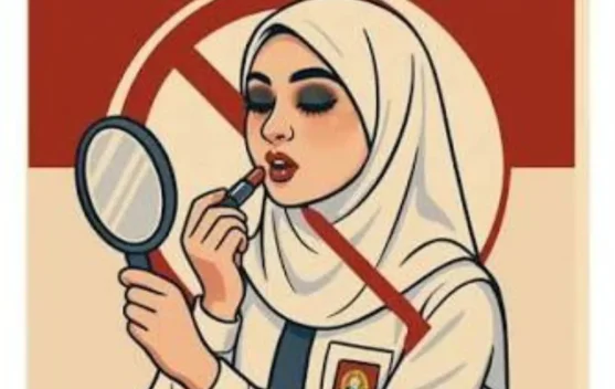 Larangan Anak Memakai Make Up Tebal ke Sekolah