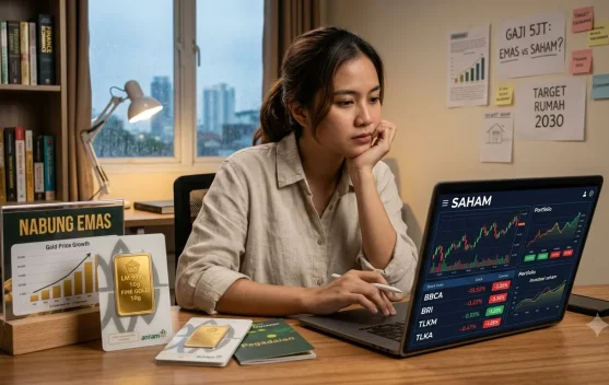Gaji 5 Juta: Nabung Emas atau Saham?
