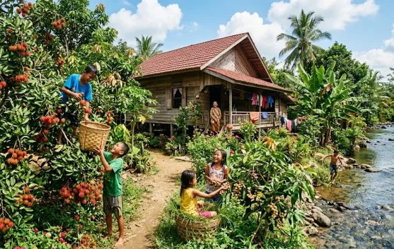 Cerita Libur Sekolah di Rumah Nenek: Mandi di Sungai hingga Berburu Buah Musiman