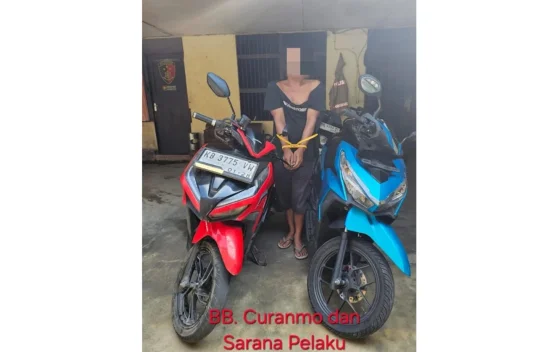 Polsek Pontianak Barat Tangkap Pelaku Curanmor, Akui Beraksi di Tujuh TKP