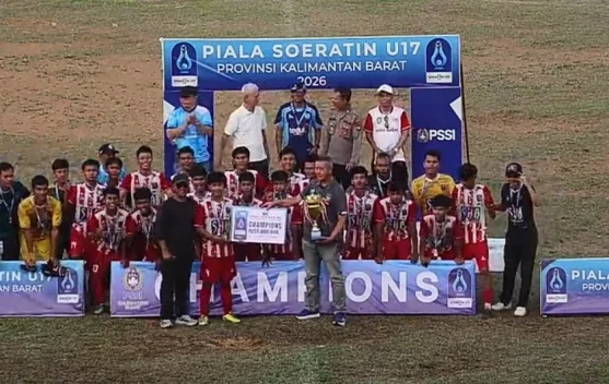 Juara Piala Soeratin U-17 Kalbar, Kubu Raya United Bersiap ke Nasional