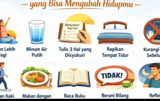 Rubah Hidup dengan Kebiasaan Kecil yang Dilakukan Setiap Hari