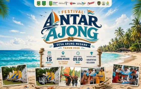 Festival Antar Ajong 2026 Siap Digelar di Pantai Arung Medang