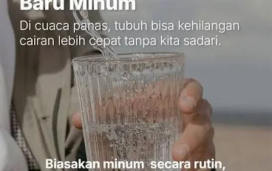 Segelas Air Putih Menjelang Salat, Ikhtiar Menjaga Amanah Tubuh