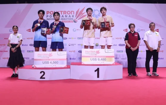 Daftar Peraih Juara Polytron Pontianak Indonesia Masters 2026 Super 100