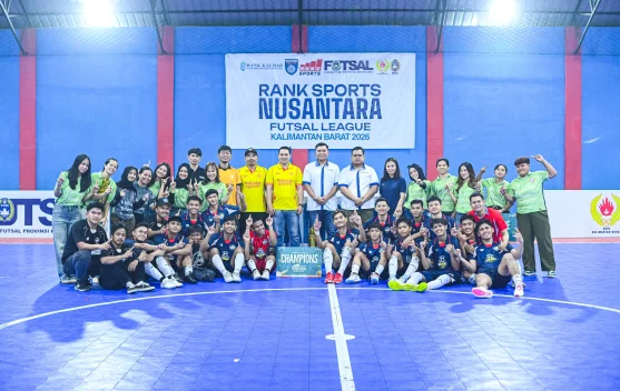 Team Radit FC dan Cewek The Boom Raih Juara Rank Sports Nusantara Futsal Kalbar 2026