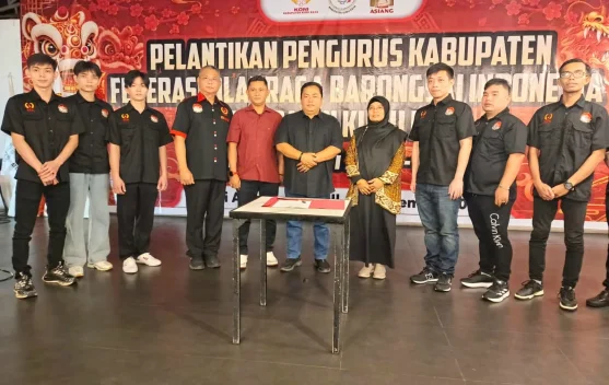 Pelantikan FOBI Kubu Raya, Fokus Pembinaan Atlet Barongsai