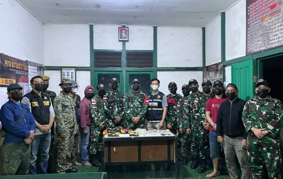 Satgas Pamtas Gagalkan Sabu 1,9 Kg Masuk lewat Jalur Tikus