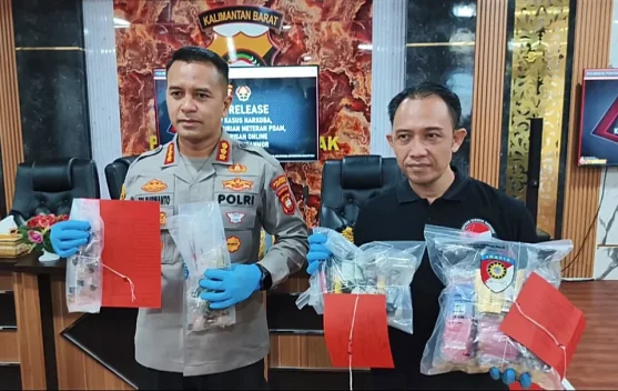 Pengedar Narkoba di Pontianak Ditangkap, Ekstasi hingga Cartridge POD Disita