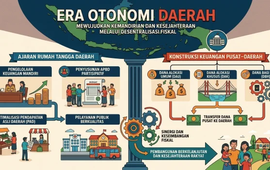 Ajaran Rumah Tangga Daerah & Konstruksi Keuangan Pusat–Daerah di Era Otonomi Daerah