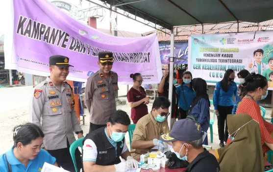 Polres Landak Gelar Layanan Kesehatan dan Pangan Murah di Mandor