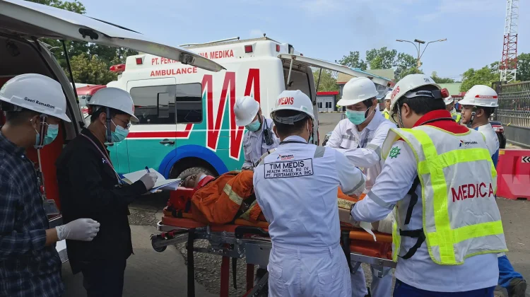 Integrated Terminal Cilacap Gelar Simulasi Keadaan Darurat