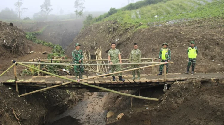 Pascabanjir Bandang, Kodim Purbalingga Percepat Rehabilitasi Infrastruktur