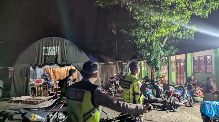 Polres Tegal Lakukan Monitoring dan Pengamanan Lokasi Tanah Bergerak