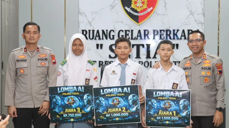 Polres Tegal Umumkan Pemenang AI Fest Batch 1