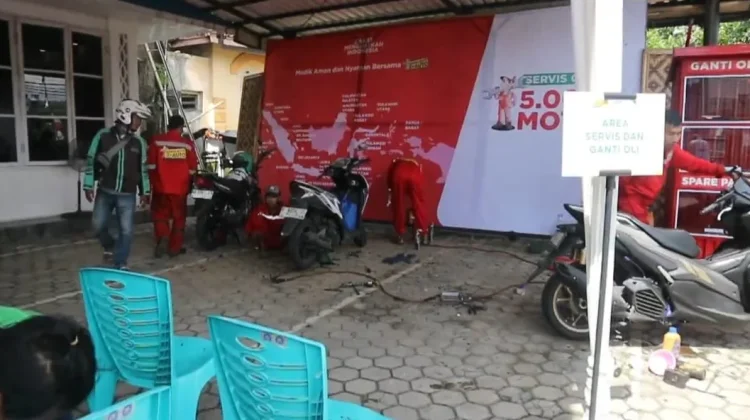 Baznas Banyumas Gelar Servis Motor Gratis jelang Lebaran