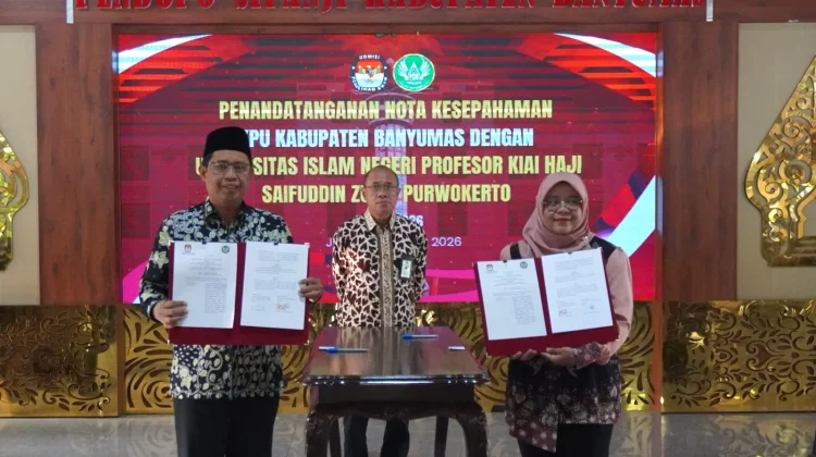 UIN Saizu Teken MoU dengan KPU Banyumas, Perkuat Pendidikan Demokrasi
