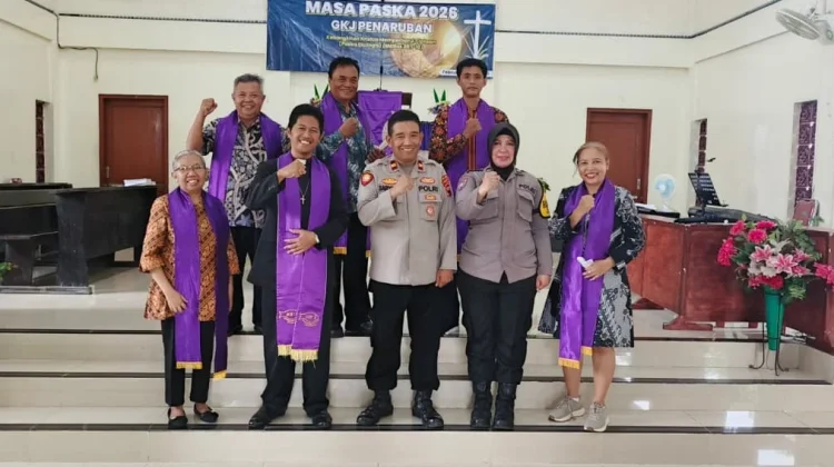 Kapolsek Kaligondang Ajak Jemaat GKJ Bersama Jaga Kamtibmas