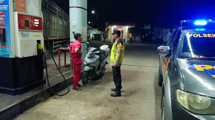 Polri Patroli SPBU, Pastikan Stok BBM Aman jelang Idul Fitri 1447 H