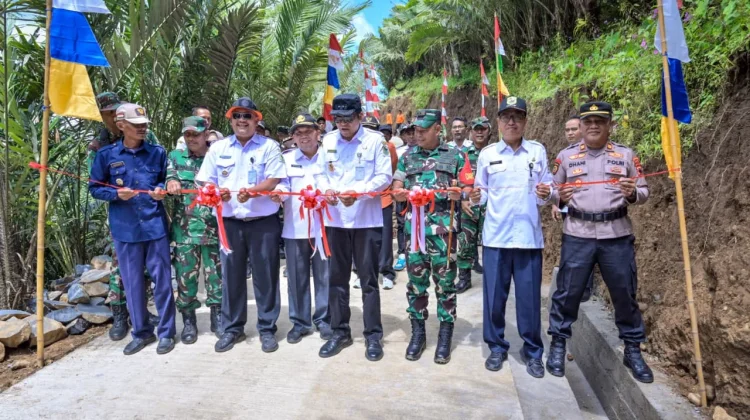 TMMD Sengkuyung Tahap I 2026 di Desa Pagentan Resmi Ditutup