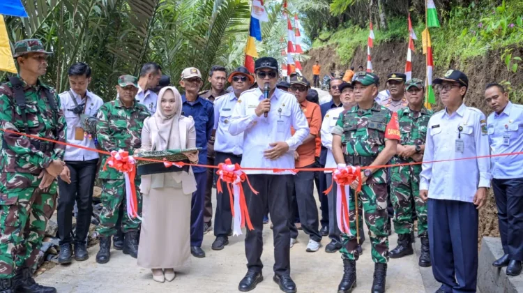 TMMD di Desa Pagentan Resmi Ditutup, Seluruh Sasaran Fisik selesai 100 Persen