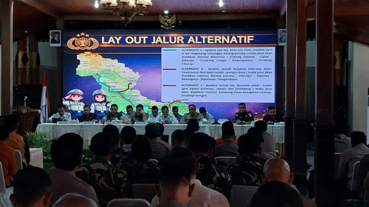 Polresta Cilacap Petakan Jalur Rawan Macet dan Kecelakaan saat Mudik Lebaran
