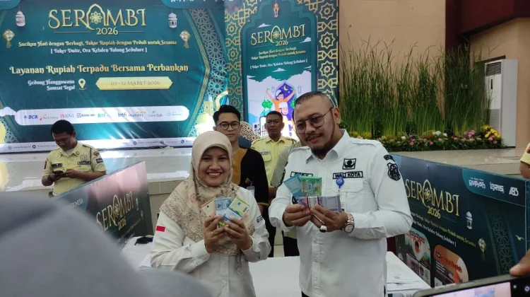Penukaran Uang Baru di Kota Tegal Resmi Dibuka