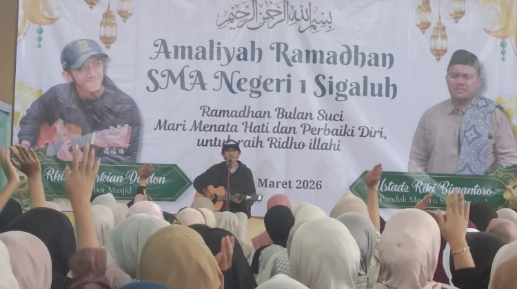 Pengajian Unik di SMAN 1 Sigaluh, Dakwah Pakai Musik