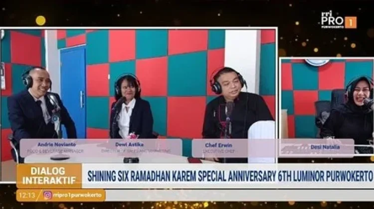 Shining Six Ramadhan Karem dalam Spesial Anniversary Luminor Hotel Purwokerto