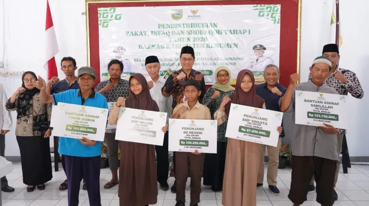 Sasar 7 Kecamatan, BAZNAS Kebumen Distribusikan Rp2,1 Miliar ZIS