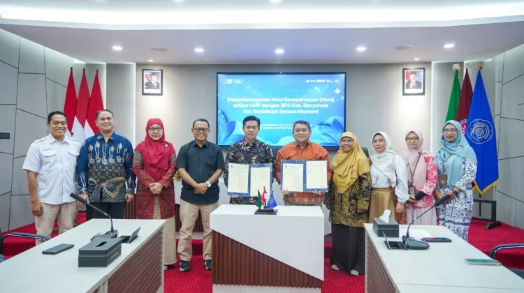 UMP-BPS Banyumas Teken MoU, Siap Sukseskan Sensus Ekonomi 2026