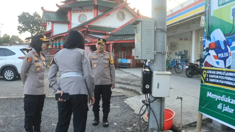 Polres Purbalingga Sediakan Charge Point Mudik di Rest Area Cheng Ho