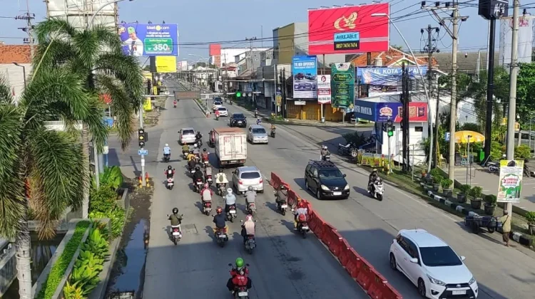 Jumlah kendaraan yang Memasuki Wilayah Kota Tegal Mengalami Peningkatan