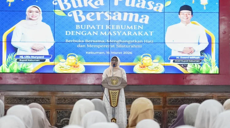 Buka Puasa Bersama, Bupati Ajak Warga Gombong dan Bumirejo ke Pendopo Kabumian
