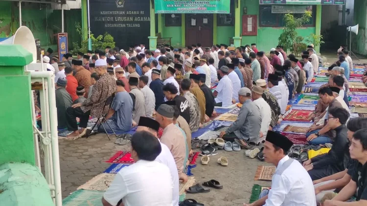 Sejumlah Desa di Kabupaten tegal Telah Melaksanakan salat Idul Fitri 1447 H