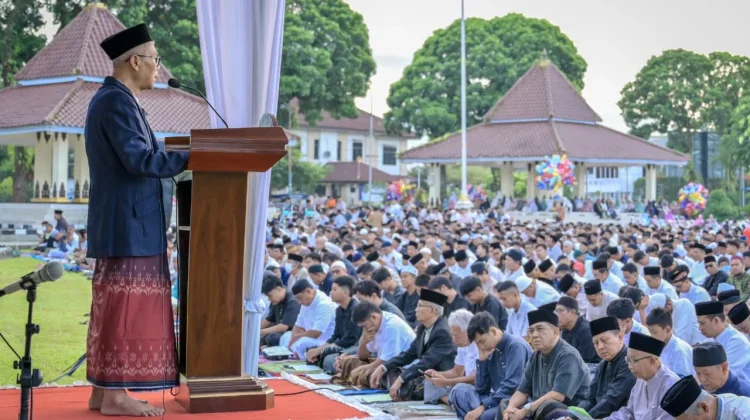 Warga Muhammadiyah Banjarnegara Shalat Id Hari Ini