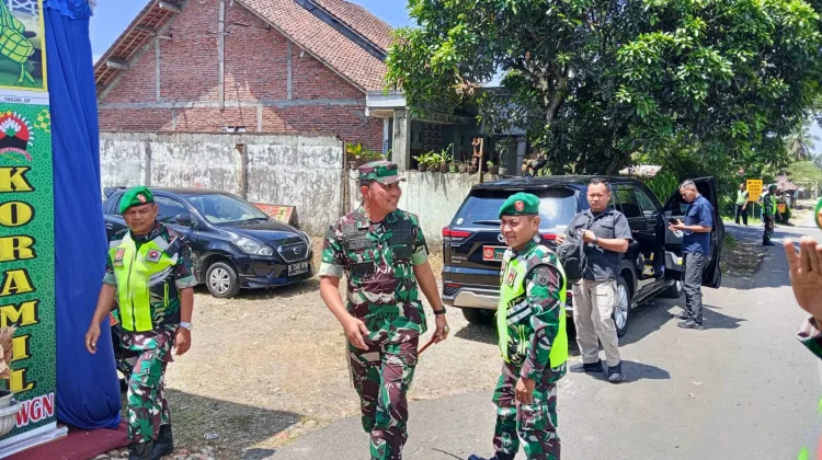 Dandim Banyumas Tinjau Jalur Selatan