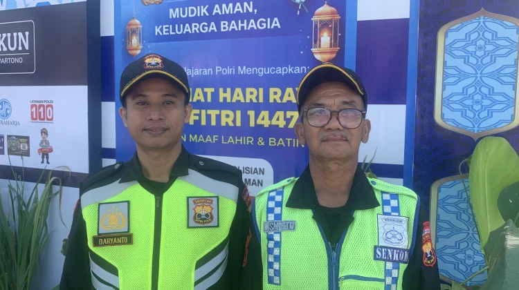 Senkom Mitra Polri Bantu Amankan Arus Mudik-Balik Lebaran di Banyumas