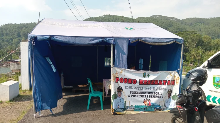 Posko Kesehatan Pukesmas Sempor Siaga Layani Wisatawan Lebaran