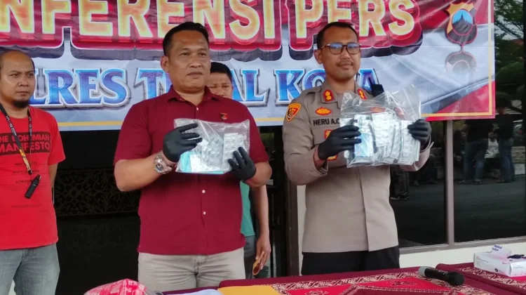 Polres Tegal Kota Ungkap 4 Kasus Narkotika, Enam Tersangka Diamankan