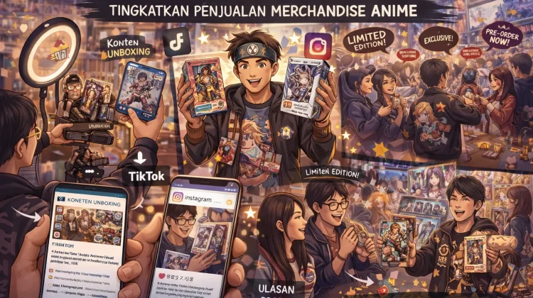 Strategi Visual Digital Dinilai Efektif Tingkatkan Penjualan Merchandise Anime