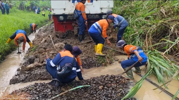 Terdampak Longsor, KAI Batalkan Sebagian Perjalanan KA Serayu