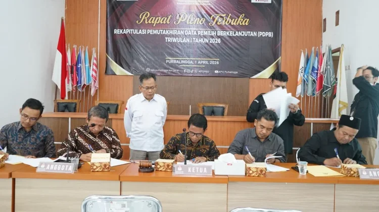 KPU Purbalingga Pastikan 807 Ribu Data Pemilih Akurat