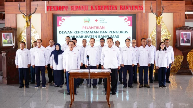 Dewan Kehormatan dan Pengurus PMI Banyumas 2026-2031 Resmi Dilantik