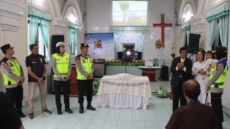 Polres Purbalingga Lakukan Pengamanan Ibadah Jumat Agung